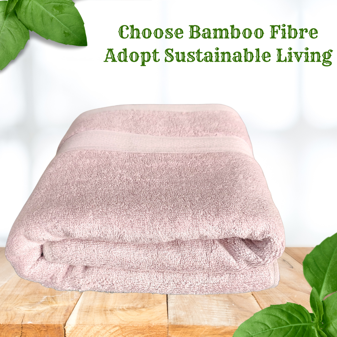 grape color bamboo towel