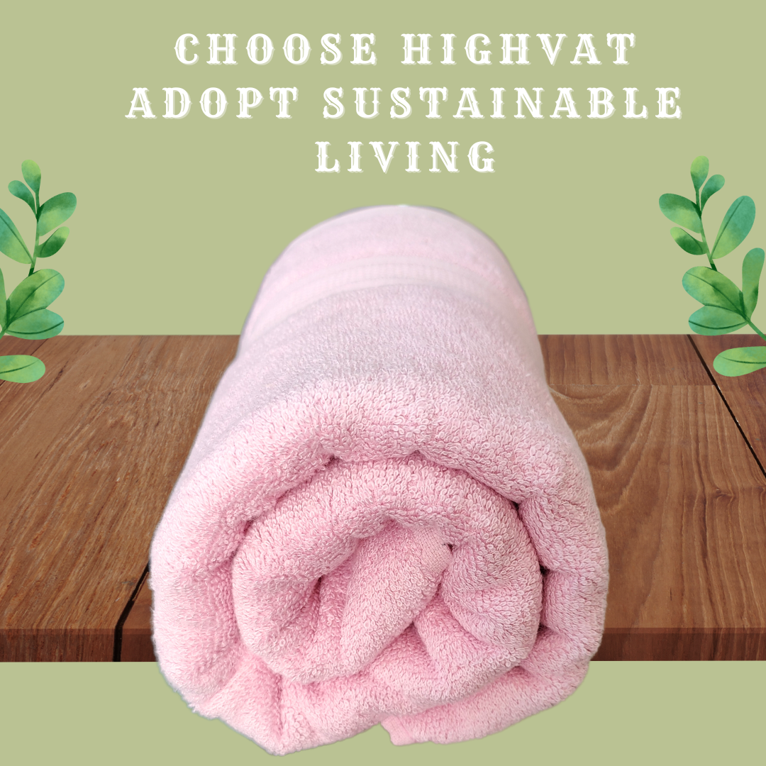 bath towel pink color